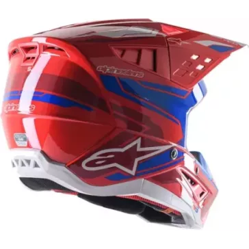 Casque ALPINESTARS S-M5 Action rouge bleu