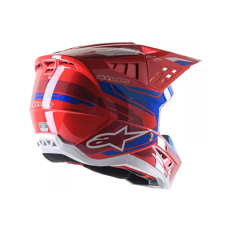 Casque ALPINESTARS S-M5 Action rouge bleu