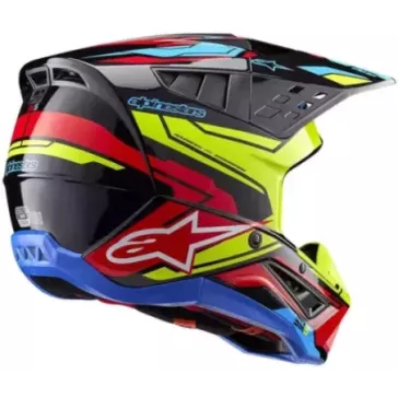 Casque ALPINESTARS S-M5 Action rouge bleu