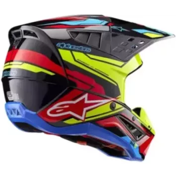 Casque ALPINESTARS S-M5 Action rouge bleu