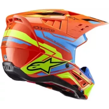 Casque ALPINESTARS S-M5 Action rouge bleu