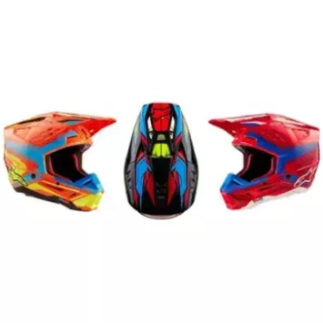 Casque ALPINESTARS S-M5 Action rouge bleu