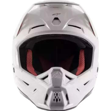Casque ALPINESTARS S-M5 Solid Blanc