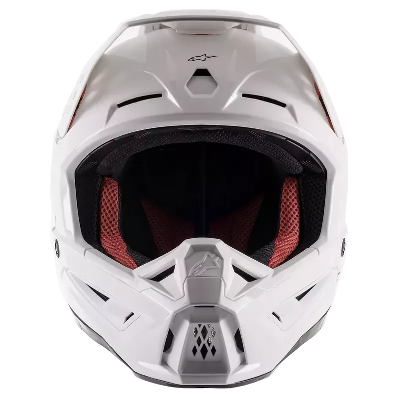 Casque ALPINESTARS S-M5 Solid Blanc
