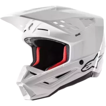 Casque ALPINESTARS S-M5 Solid Blanc