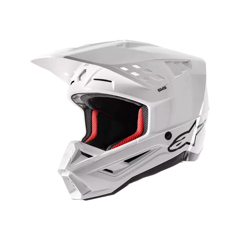 Casque ALPINESTARS S-M5 Solid Blanc