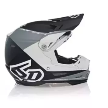 Casque 6D ATR-2 Quadrant Charcoal Noir Gris
