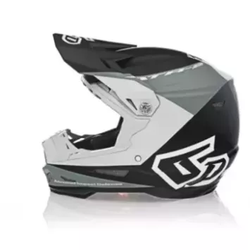 Casque 6D ATR-2 Quadrant Charcoal Noir Gris