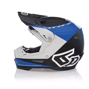 Casque 6D ATR-2 Quadrant Bleu Noir Gris