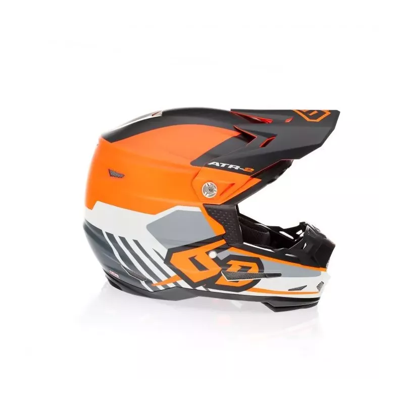 Casque 6D ATR-2 Target Orange Fluo