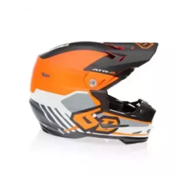 Casque 6D ATR-2 Target Orange Fluo