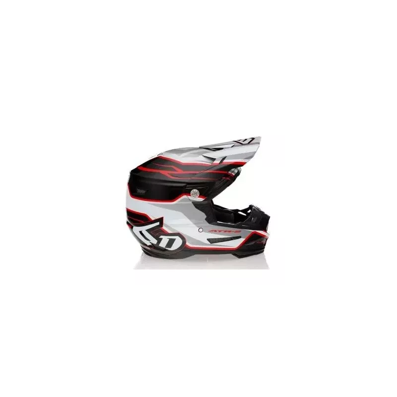Casque 6D ATR-2 Phase Blanc Rouge