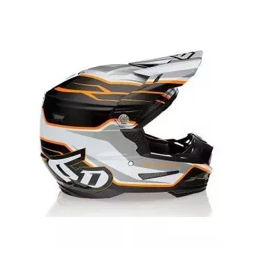 Casque 6D ATR-2 Phase Blanc Orange