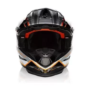 Casque 6D ATR-2 Phase Blanc Orange