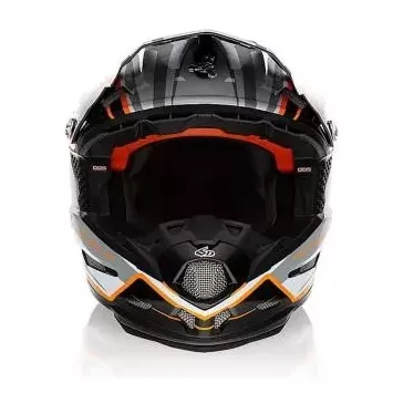 Casque 6D ATR-2 Phase Blanc Orange