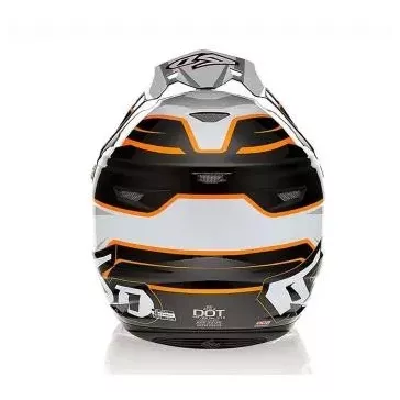 Casque 6D ATR-2 Phase Blanc Orange
