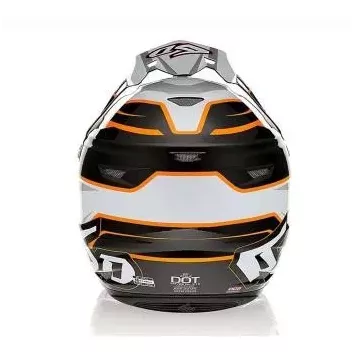 Casque 6D ATR-2 Phase Blanc Orange