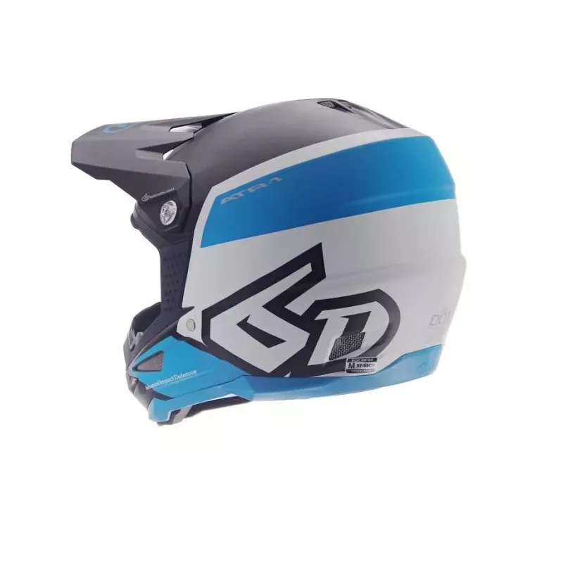 Casque 6D ATR-1 Flight Noir Bleu Casque 6D ATR-1 Flight Noir Bleu