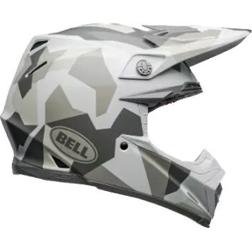 Casque BELL Moto 9S Flex Rover Gloss Blanc Camo