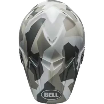 Casque BELL Moto 9S Flex Rover Gloss Blanc Camo