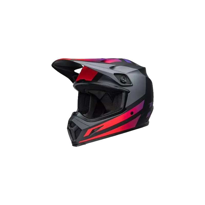 Casque BELL MX9 Mips Alter Ego Gloss Mat Noir Rouge