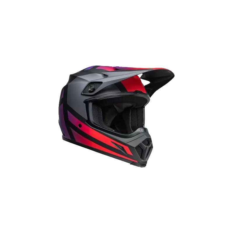 Casque BELL MX9 Mips Alter Ego Gloss Mat Noir Rouge