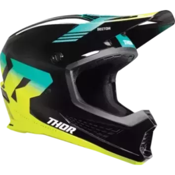 Casque THOR Sector 2 Carve Helmet Balck Acid
