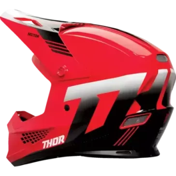 Casque THOR Sector 2 Carve Helmet Red White