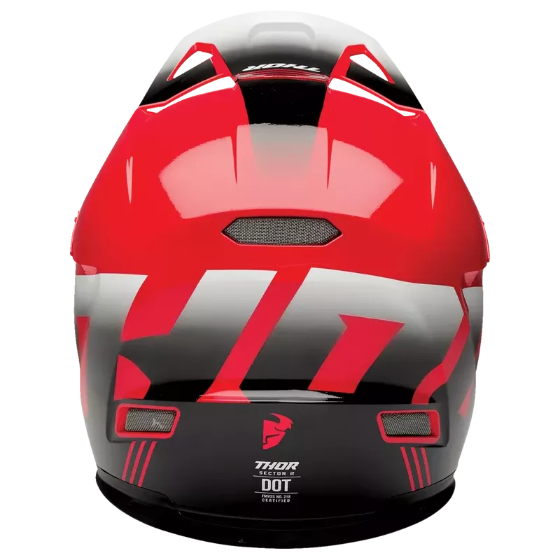 Casque THOR Sector 2 Carve Helmet Red White