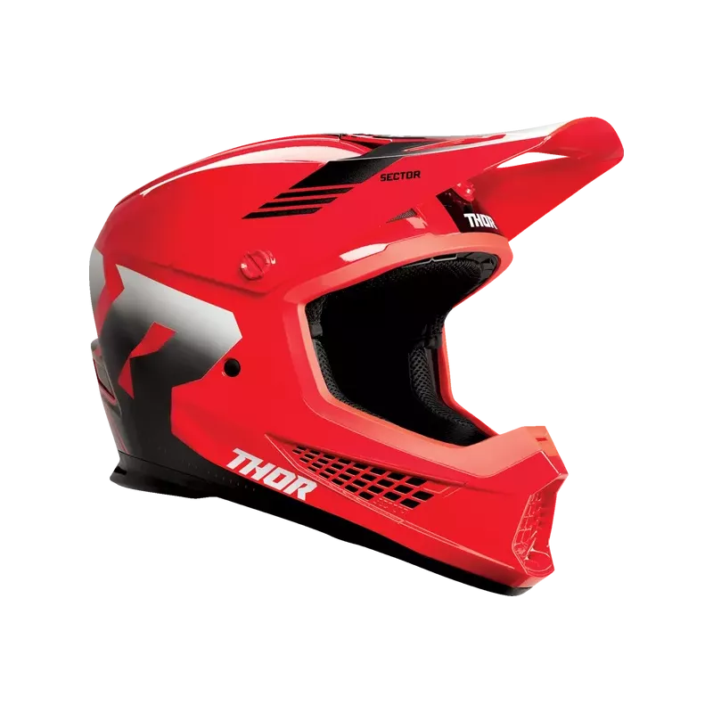 Casque THOR Sector 2 Carve Helmet Red White