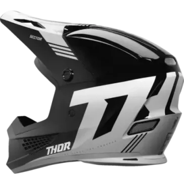 Casque THOR Sector 2 Carve Helmet Black White