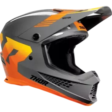 Casque THOR Sector 2 Carve Helmet Grey Orange