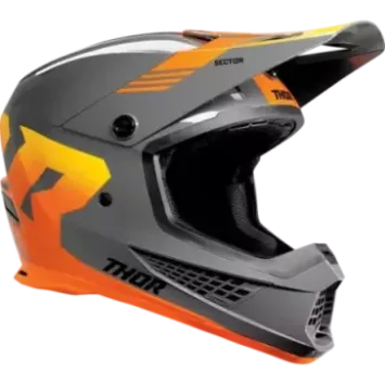 Casque THOR Sector 2 Carve Helmet Grey Orange