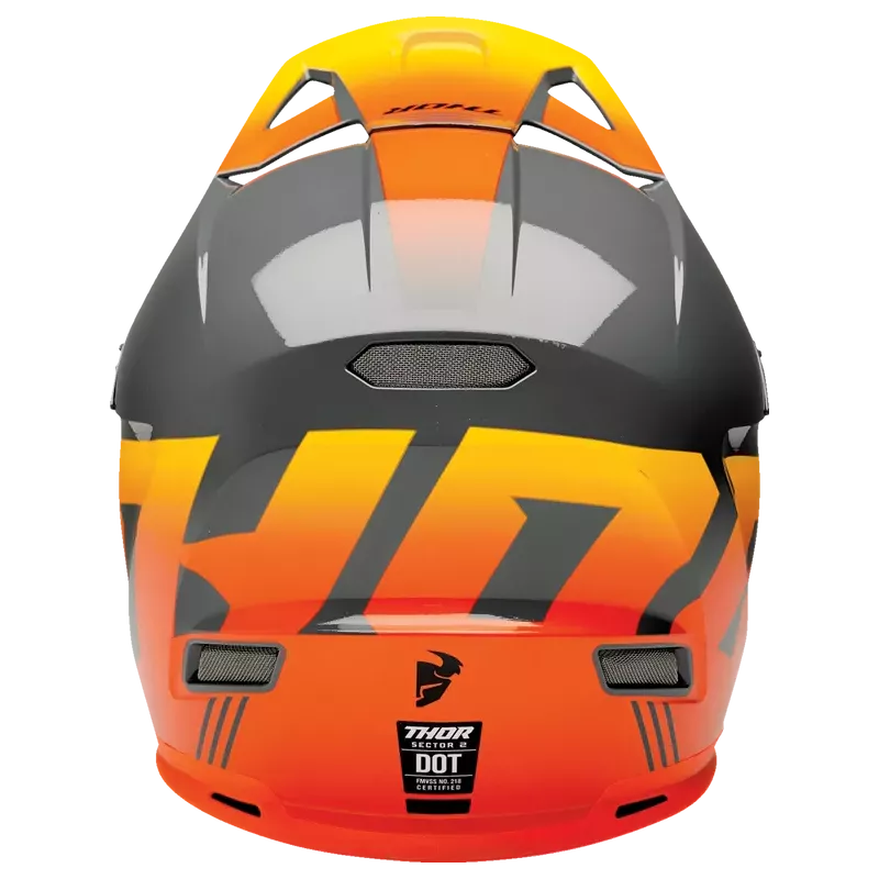 Casque THOR Sector 2 Carve Helmet Grey Orange