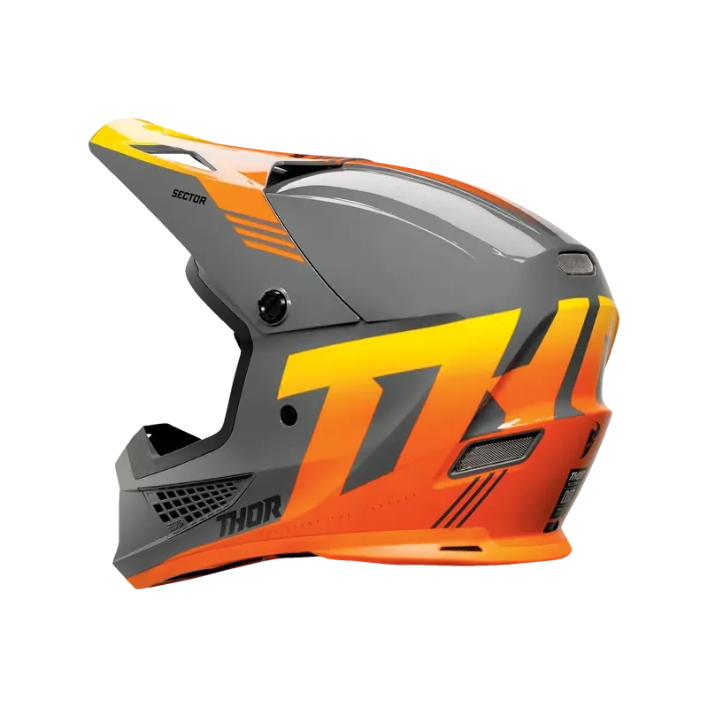 Casque THOR Sector 2 Carve Helmet Grey Orange
