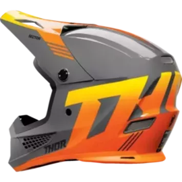 Casque THOR Sector 2 Carve Helmet Grey Orange