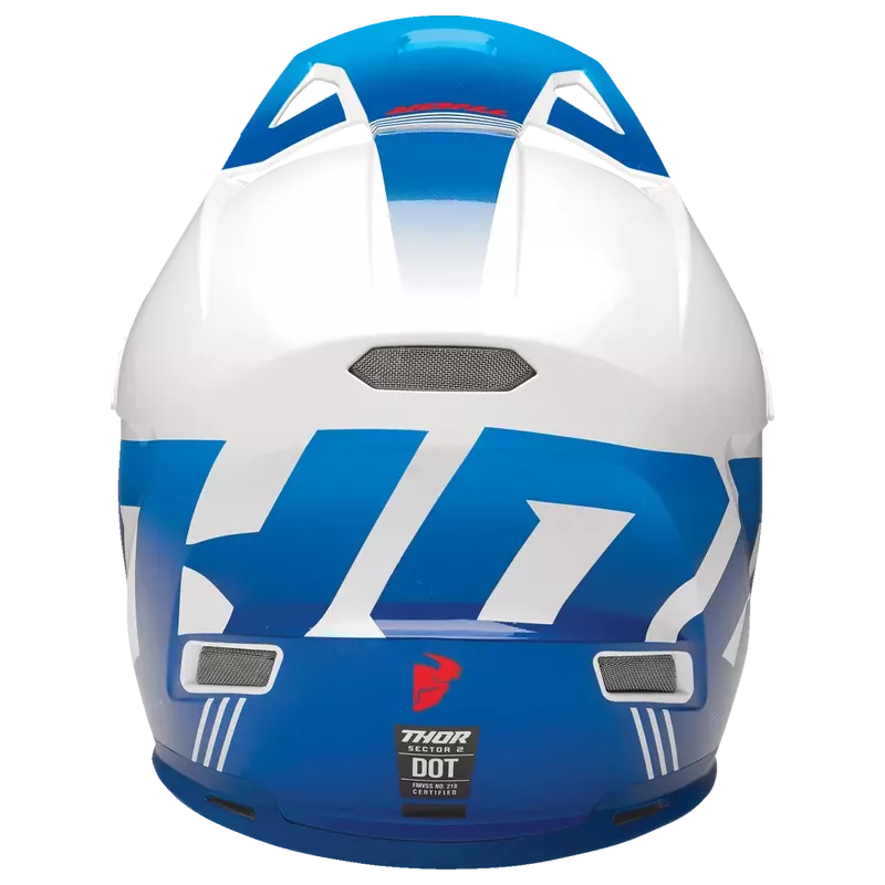 Casque THOR Sector 2 Carve Helmet White Blue