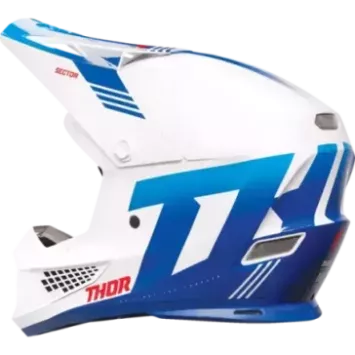 Casque THOR Sector 2 Carve Helmet White Blue