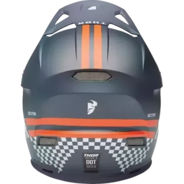 Casque THOR Sector 2 Carve Helmet Grey Orange Blue