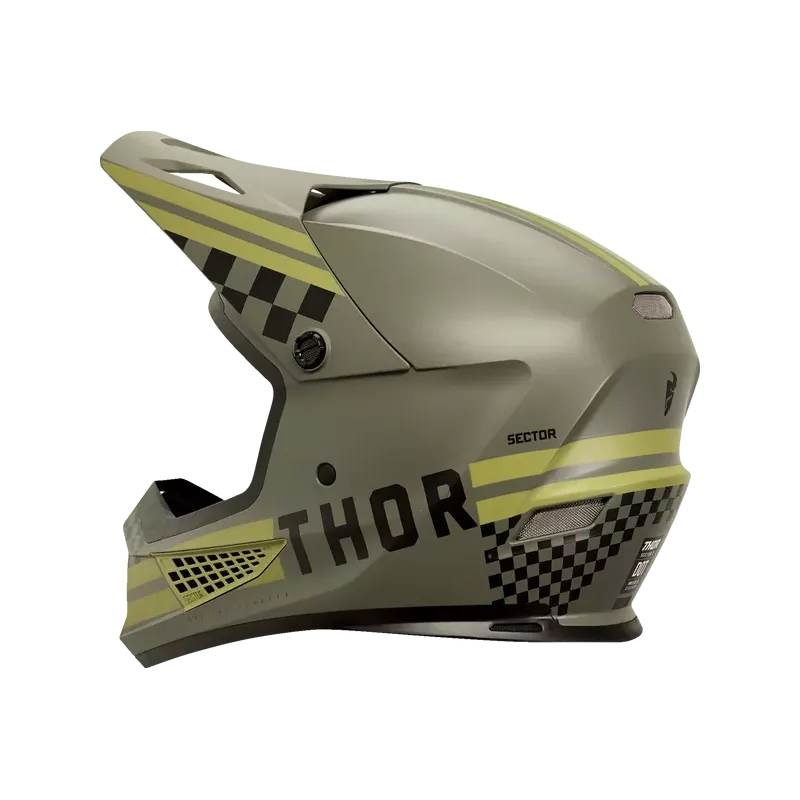 Casque THOR Sector 2 Carve Helmet Army Mat
