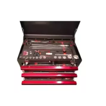 Caisse à outils MX Toolbox complète spéciale moto 65 éléments