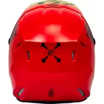 Casque FLY RACING Kinetic Menace - rouge/noir/jaune