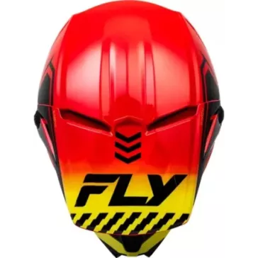 Casque FLY RACING Kinetic Menace - rouge/noir/jaune