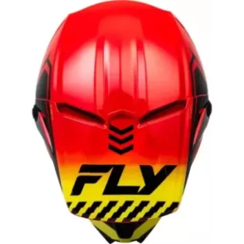 Casque FLY RACING Kinetic Menace - rouge/noir/jaune