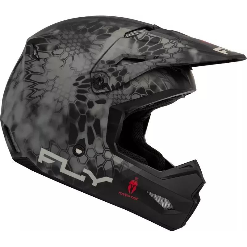 Casque FLY RACING Kinetic S.E. Matte Moss Grey/noir