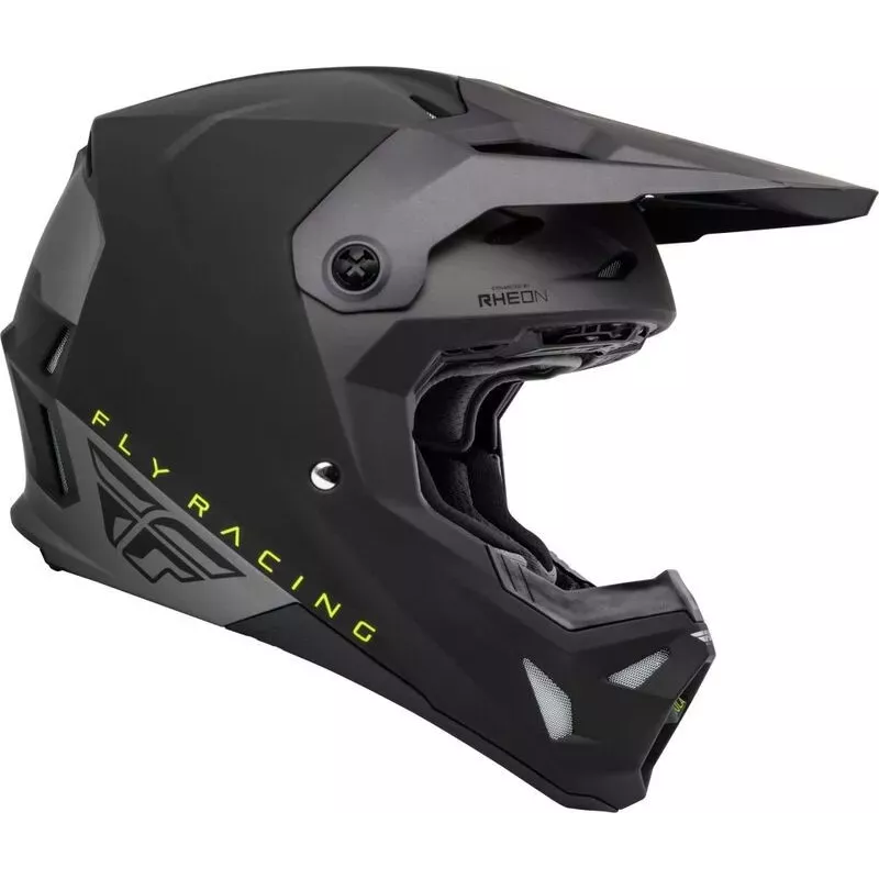 FLY RACING Casque FLY RACING Formula CP Slant - noir/gris/jaune fluo