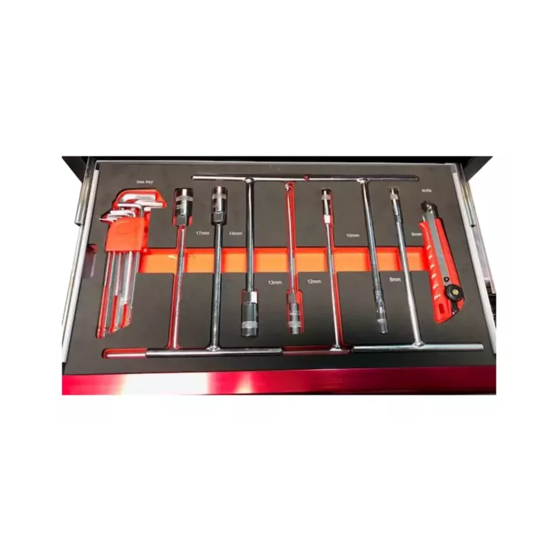 Caisse à outils MX Toolbox complète spéciale moto 65 éléments