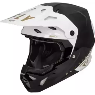 Casque FLY RACING Formula CP Slant - noir/blanc/Gold