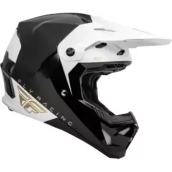 Casque FLY RACING Formula CP Slant - noir/blanc/Gold