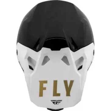 Casque FLY RACING Formula CP Slant - noir/blanc/Gold